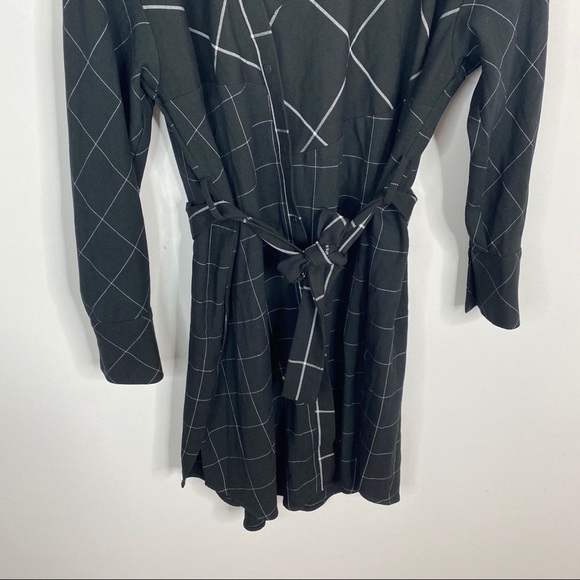 Maje Razak Deconstructed Plaid Cold Shoulder Dress - Picture 5 of 12